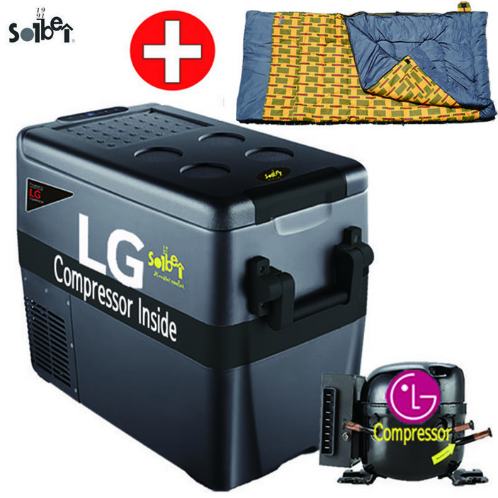 당일발송/ 34주년기념 선물증정/ 폭이 가장 좁은 몬스터 블랙 뉴 차량용 캠핑용 차박용 낚시용 화물차 냉장고 냉동고, 블랙 뉴 LG콤프레셔 40L(선물O)