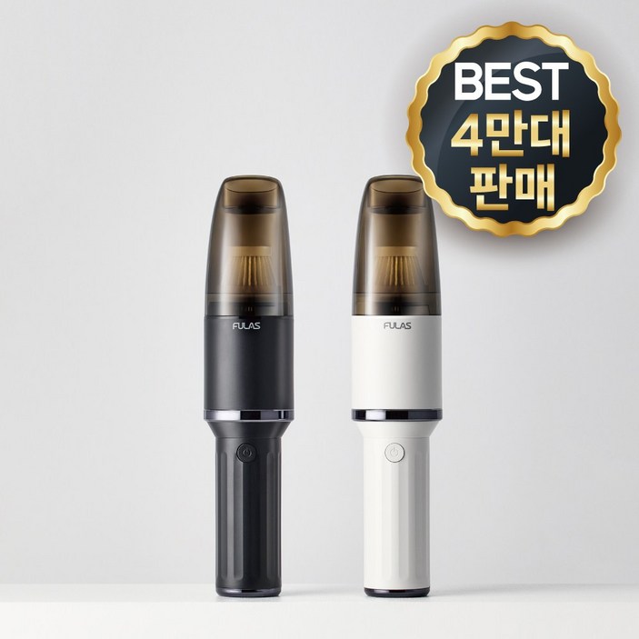 풀라스 무선 차량용 청소기 휴대용 핸디 미니 청소기, FL-VC2000, 블랙