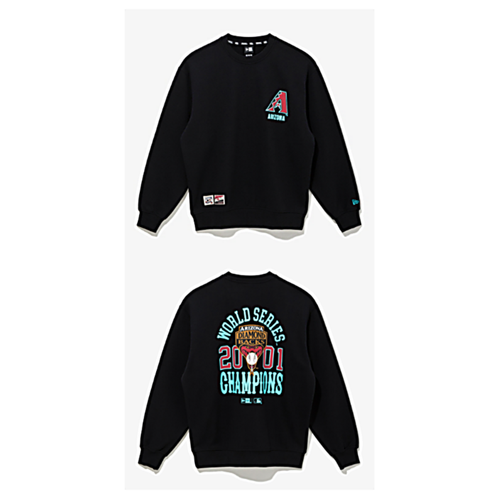 뉴에라 맨투맨 MLB 애리조나 다이아몬드백스 챔피언스 맨투맨 블랙 14742045