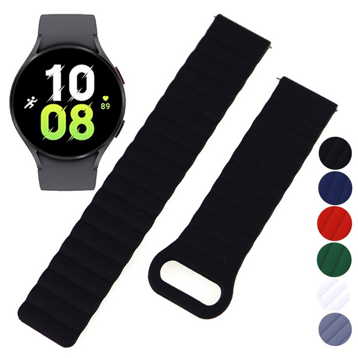 SMR910 갤럭시워치5 44mm 호환 우레탄 스트랩 마그네틱