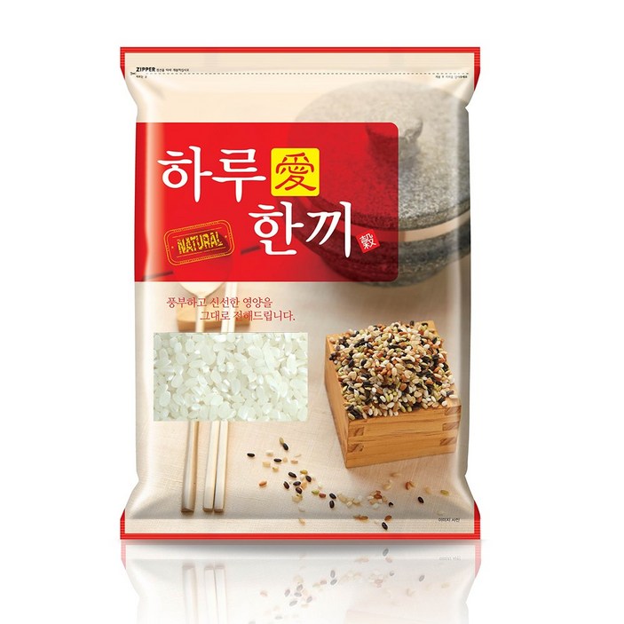 25년산 햅쌀 백미 하루애한끼 경기미 쌀4kg, 1개