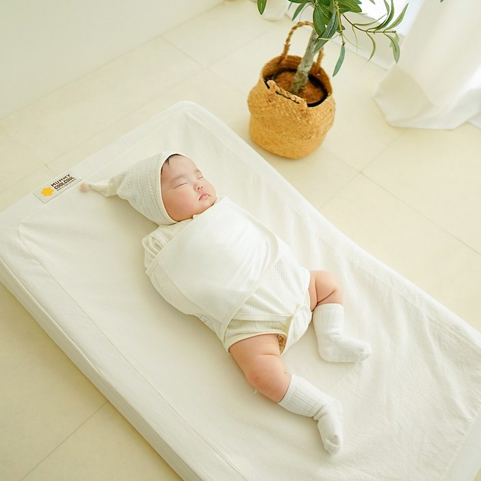 머미쿨쿨 스트랩 무소음 스와들 스트랩 수트 속싸개 냉감 밤부 메쉬