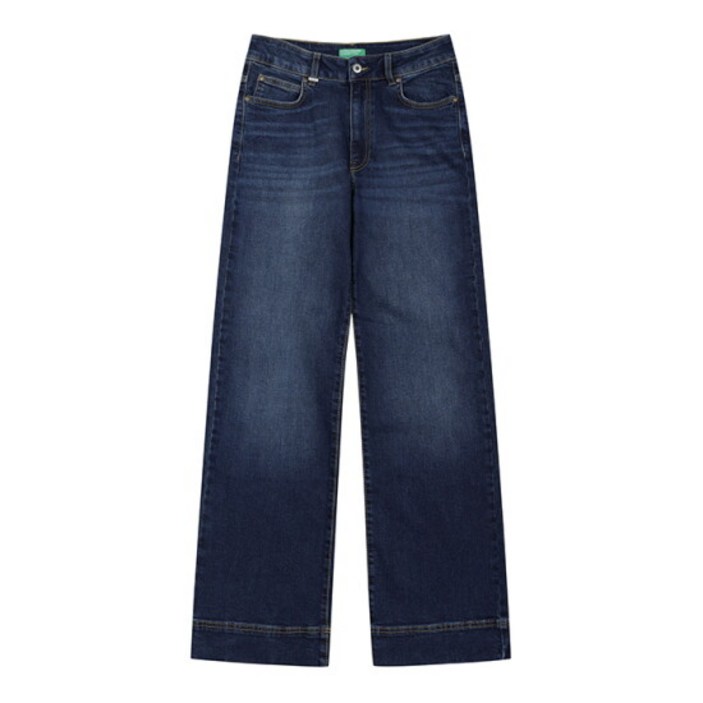 베네통 Hem-cut denim pant4SRNDE01V901