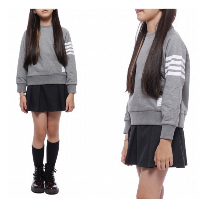 톰브라운 22FW 사선 완장 맨투맨 KJT001A0713203522F