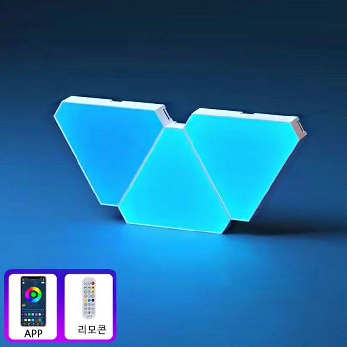 Meyuge LED 간접 패널 라인 조명 DIY 조립식 벽조명 스마트 RGB 모듈식 패널