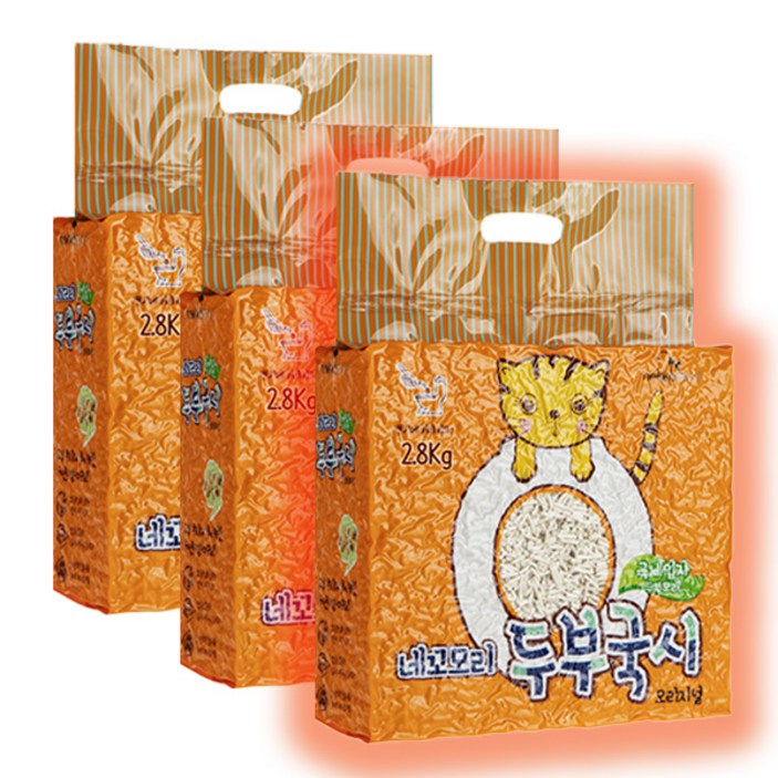 네꼬모리 두부국시 고양이 극세모래 오리지널