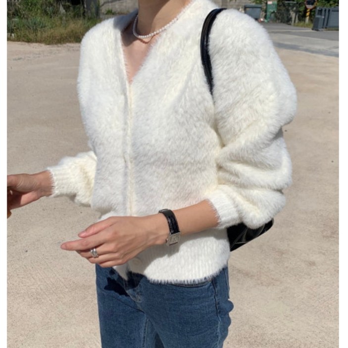 앙고라 가디건