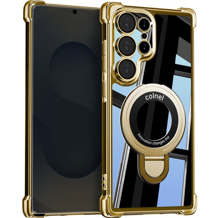 갤럭시 s25 울트라 s24 s23 ultra 2배자력 투명 맥세이프 거치대 케이스