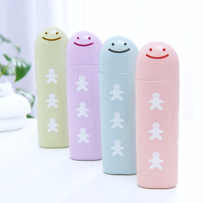 키즈브릭스 곰팡이 방지 통풍이 잘되는 스마일 칫솔 케이스