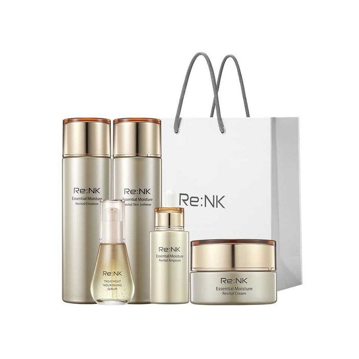 리엔케이 에센셜 모이스처 리바이탈 4종 세트   쇼핑백 증정