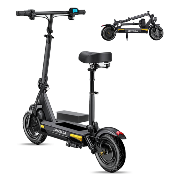 린텔라 전동킥보드 접이식 10인치 좌식 전기 퀵보드 배달 초경량 출퇴근 폴딩 고출력 스쿠터, 1개