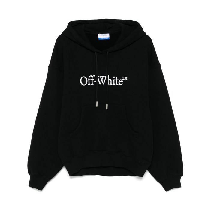 오프화이트 로고 프린트 후디