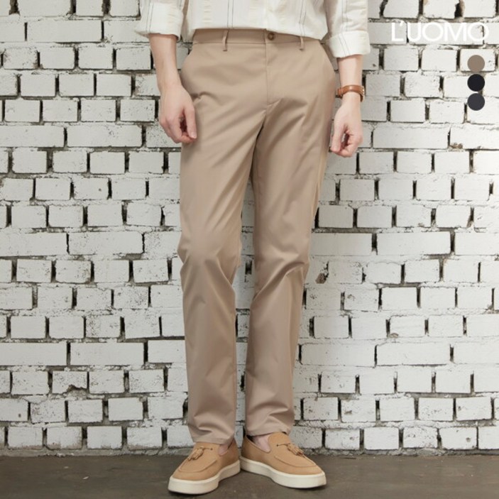 [워모(LUOMO)] 워모 25SS 남성 컴포트 치노 팬츠_3 Colors