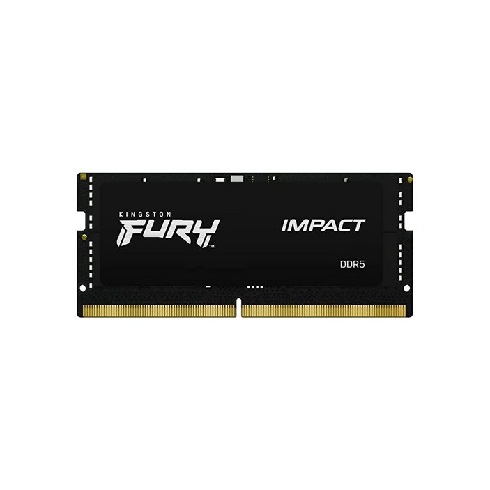 Kingston 퓨리 임팩트 16GB 4800MT/s DDR5 CL38 SODIMM XMP 레디 랩탑 메모리 싱글 모듈 KF548S38IB-16