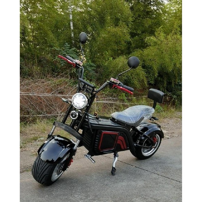 NEW 할리 왕발통 전기바이크 배터리 대형 타이어 성인 60v 전동오토바이 전기오토바이