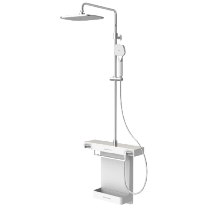 아메리칸스탠다드 하부선반 포함 선반형 레인샤워 심플 해바라기 수전 1100mm FC5788, 1개