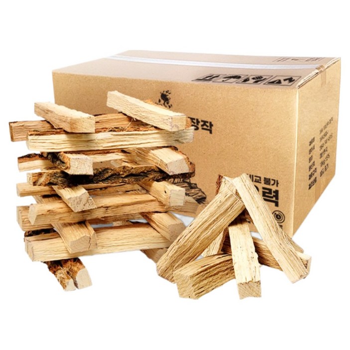 거목 참나무 장작 캠핑장작 숯 바베큐 불멍, 20kg, 1세트