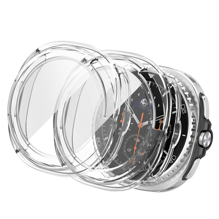 칸탐 갤럭시워치 풀커버 케이스, 투명, 투명, 2개