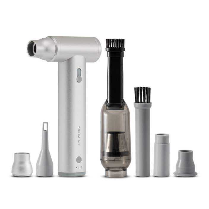 벤딕트 차량용 무선 미니 에어건 마하 청소 노즐 패키지