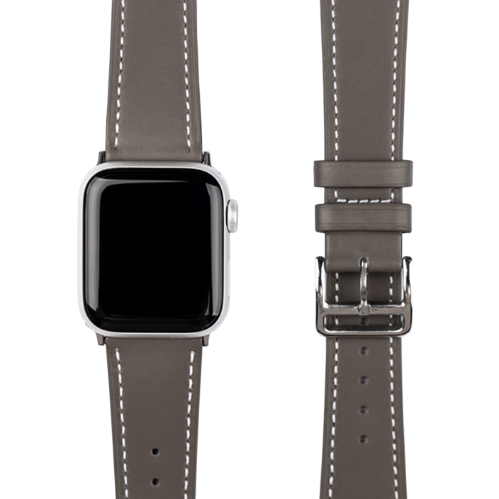 모할랩 애플워치 호환 싱글투어 레더 가죽 밴드 스트랩 42 / 44 / 45 / 46 / 49mm, 03 에토프, 1개