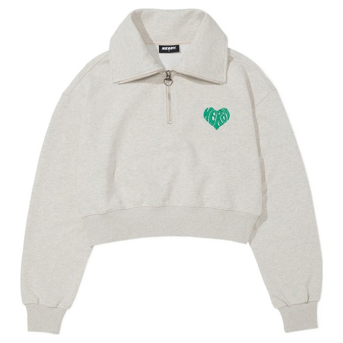 널디 우먼스 수플레 크롭 스웻셔츠