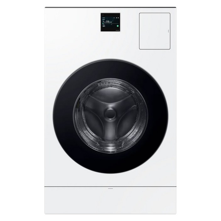 삼성전자 Bespoke AI LCD 콤보 세탁기 109.2mm WD80F25CHW 25kg+15kg 방문설치