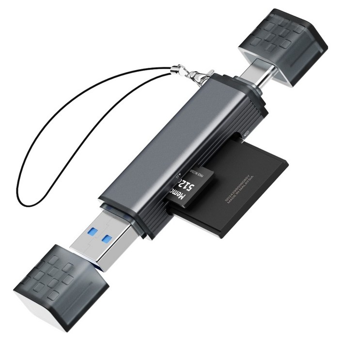 일리온 C타입 USBA 3.0 SD카드 MicroSD카드 OTG 멀티 카드리더기