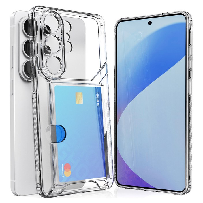 하이온 글로우커버 카드수납 젤리 휴대폰 케이스