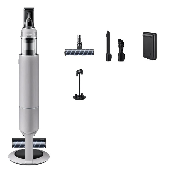 삼성전자 BESPOKE 제트 AI Lite 무선 청소기 280W 고객직접설치, 페블 그레이, VS28D950ACA