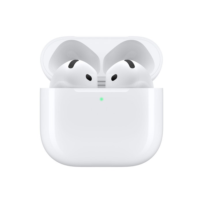 Apple 2024 에어팟 4세대 블루투스 이어폰 유선충전, MXP63KHA, 화이트 Apple 2024 에어팟 4세대 블루투스 이어폰 유선충전, MXP63KHA, 화이트
