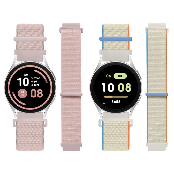 리아몬트 갤럭시워치 나일론 스포츠루프 밴드 스트랩 2개 세트