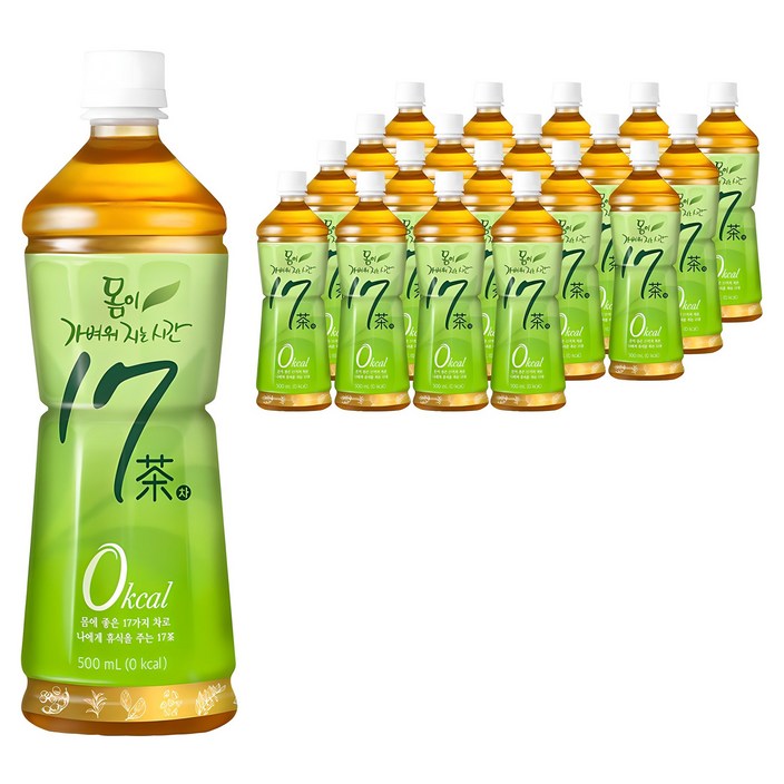 17차 몸이 가벼워지는 시간, 500ml, 20개 17차 몸이 가벼워지는 시간, 500ml, 20개