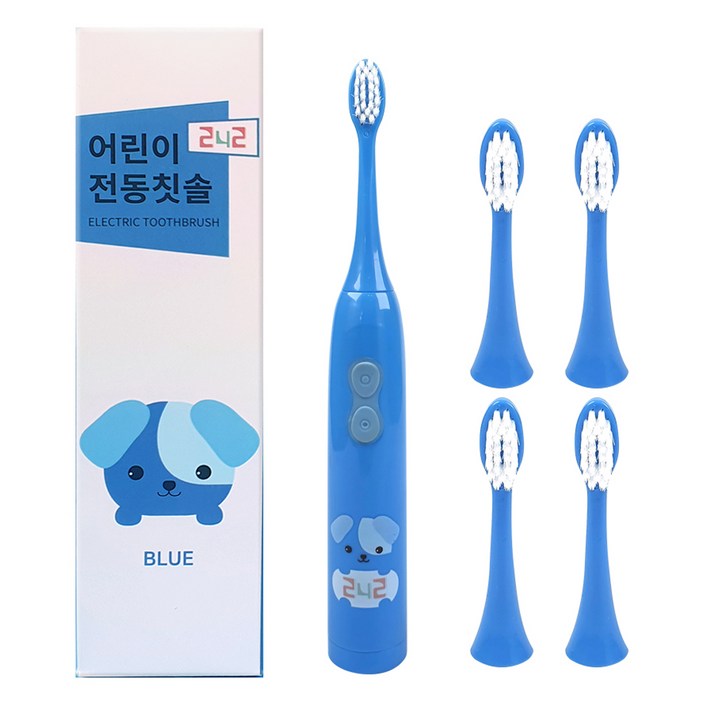 242 어린이 전동칫솔  리필용 헤드 4p 세트