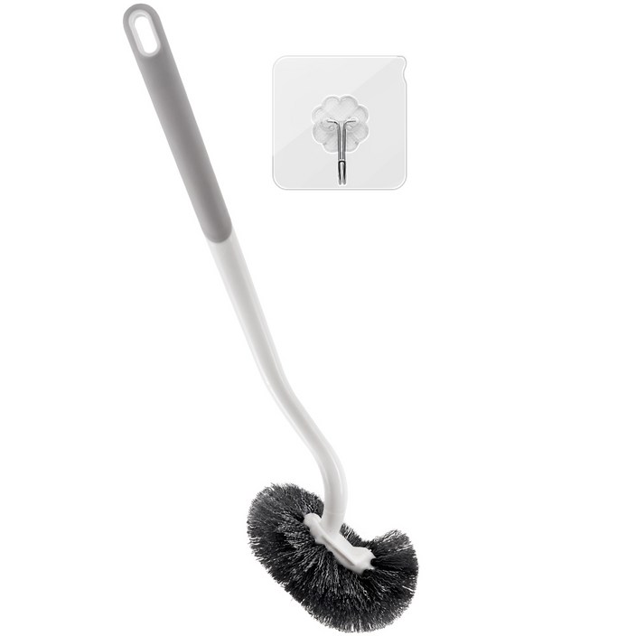 코멧 심플한 변기청소솔  후크홀더 세트