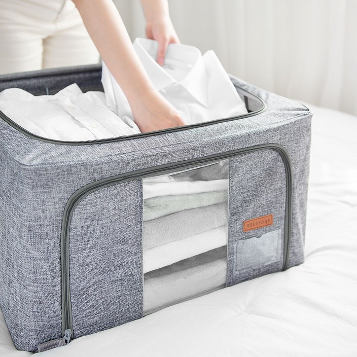 비스토어 옷 정리 리빙박스