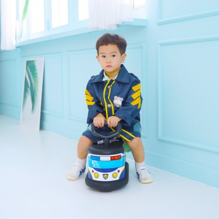 코레카 시티자동차 무소음 어린이 붕붕카, 경찰차, 1개