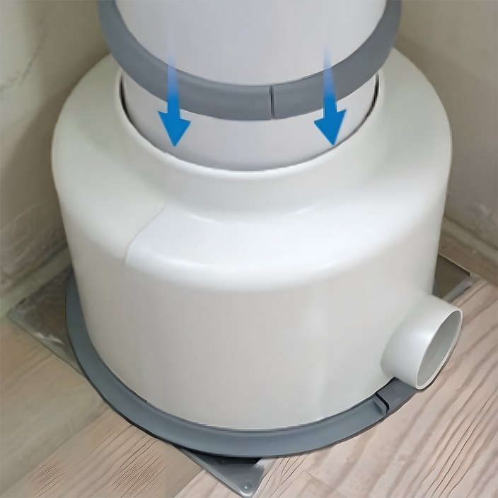 악취 방지 베란다 우수관 커버 덮개 아파트 세탁실 배수구 트랩