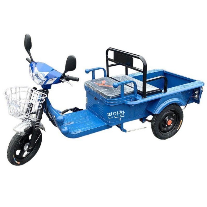 전기 세발 자전거 삼륜 운송 어르신 소형 시골 트럭 평판 배달 스쿠터 삼발이 전동 스톨