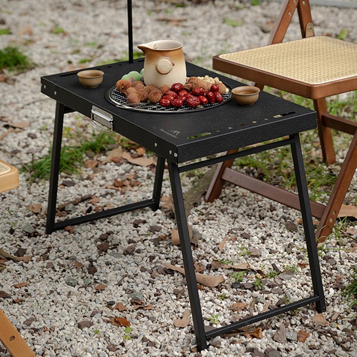 마운틴하이커 사각 스토브 테이블 캠핑 화로 접이식 화로대 바베큐 식탁