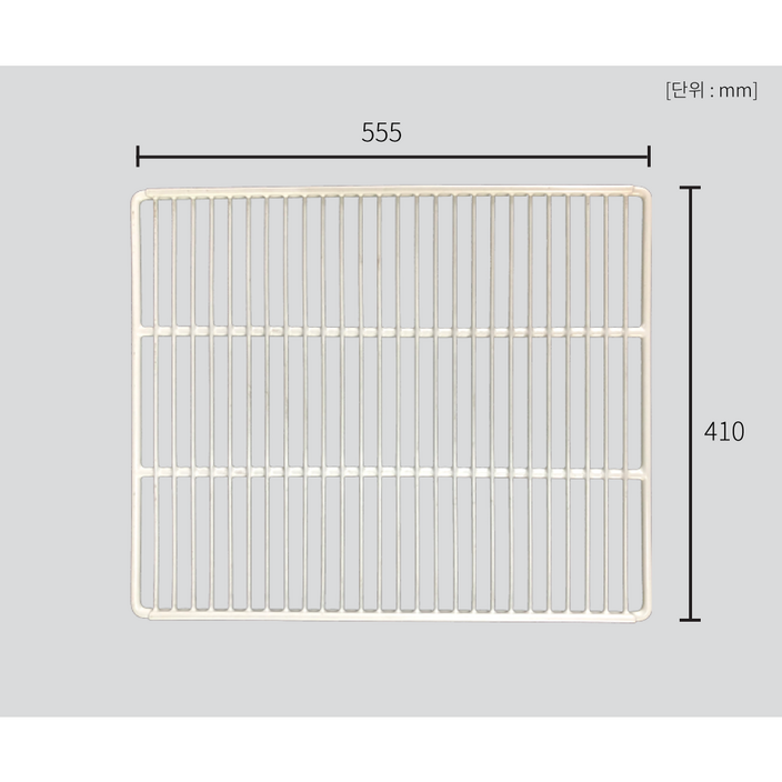 유니하이테크(UNICOOLA) 업소용 쇼케이스 냉장고 UN-465R 선반(W555*H410)고리포함