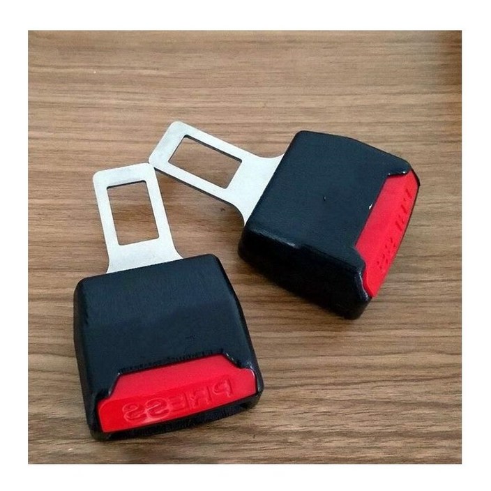 생활공유소 안전벨트 연장 클립 벨트클립 자동차 클립 2ps, 블랙, 2개