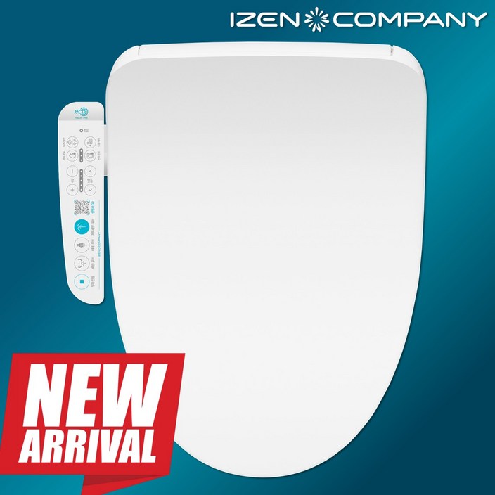 최신형 아이젠 원터치 자동세척 에코 비데 (건조X, 본체IPX5, 컨트롤IPX7, 풀스테인리스노즐), 고객직접설치, 아이젠 에코 비데