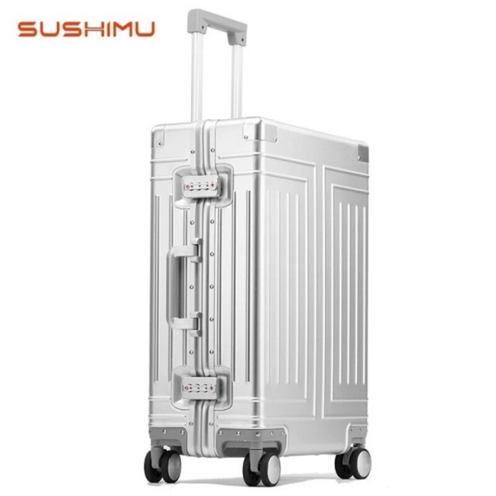 메탈 하드캐리어 여행용가방 알루미늄 캐리어 20인치 알루미늄 마그네슘 합금