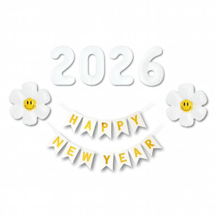 베르트폴 풍선 해피뉴이어 파티용품 세트