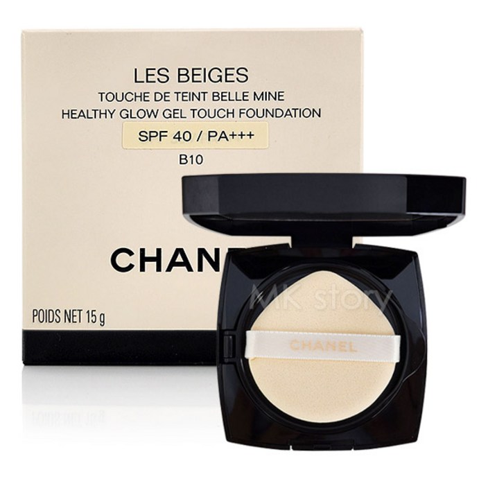 샤넬 레 베쥬 헬시 글로우 젤 터치 쿠션 파운데이션15g-자연스럽케 피팅 초밀착 글로우 쿠션