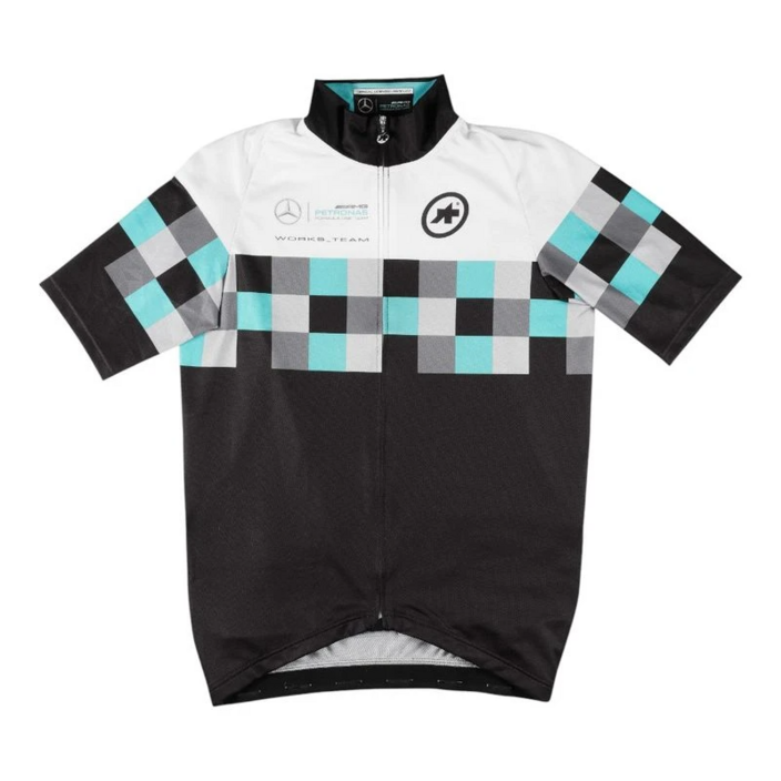 아소스 남성 반팔 SS 자전거 져지 저지 팀 에보7 사이클링