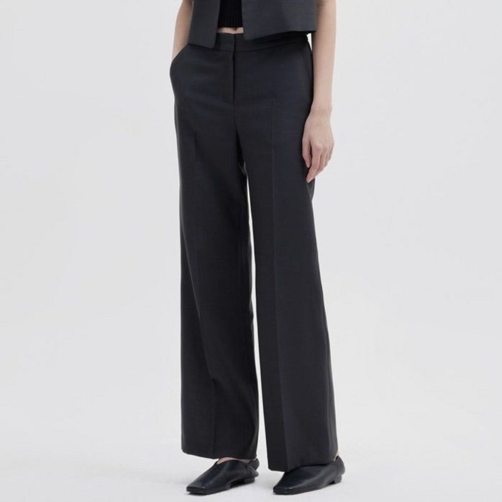 주크 폴리 슬림 부츠컷 팬츠_Z252MSA033 259196