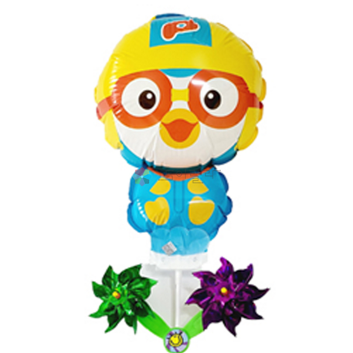 토이랄라 국산 캐릭터 바람개비풍선 피카츄 아기상어 하츄핑 뽀로로 신비