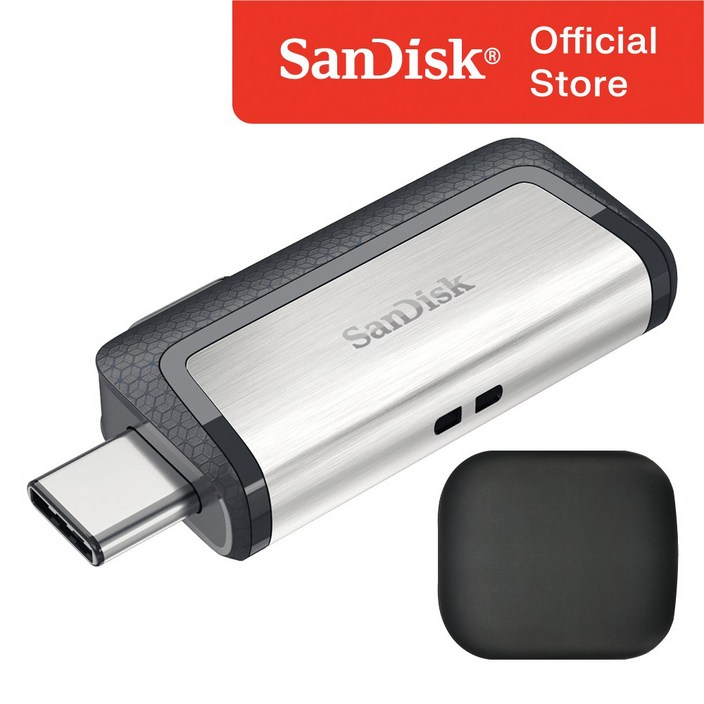 샌디스크 울트라 듀얼 C타입 OTG USB 3.1 SDDDC2  USB 보관 케이스, 128GB