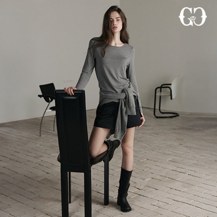 GGPX 25FW 모달 스판 보트넥 티셔츠 4종